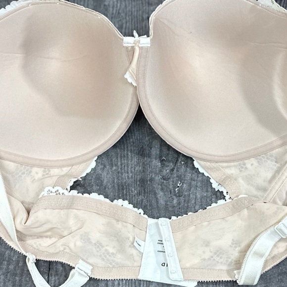 Torrid Ivory Lace Push-Up Plunge Bra [001] - Picture 5 of 7